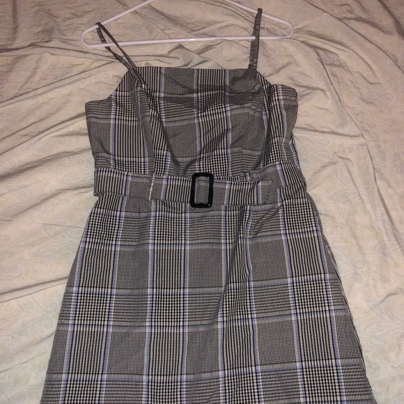 primark checkered dress